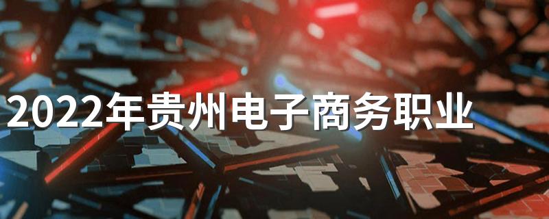 2022年贵州电子商务职业技术学院招生简章