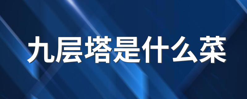 九层塔是什么菜 九层塔和罗勒一样吗