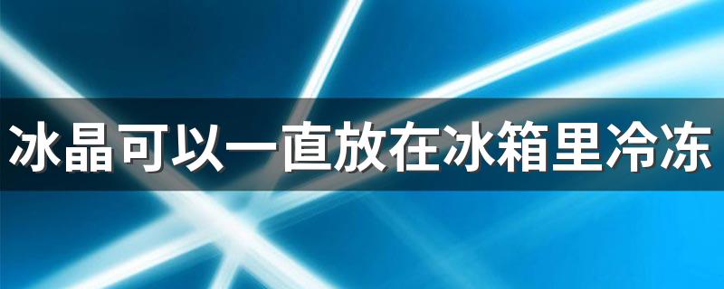 冰晶可以一直放在冰箱里冷冻吗 冰晶不用了怎么存放