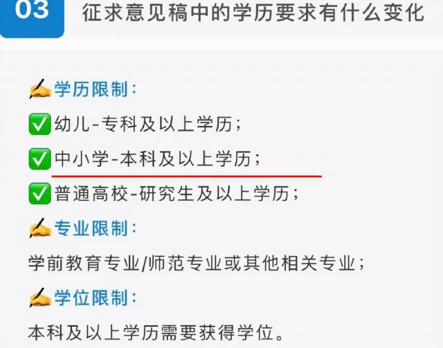 非师范生不能考教资？教师法修订草案明确，开始限制学历和专业了