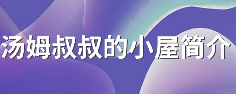 汤姆叔叔的小屋简介 汤姆叔叔的小屋什么内容