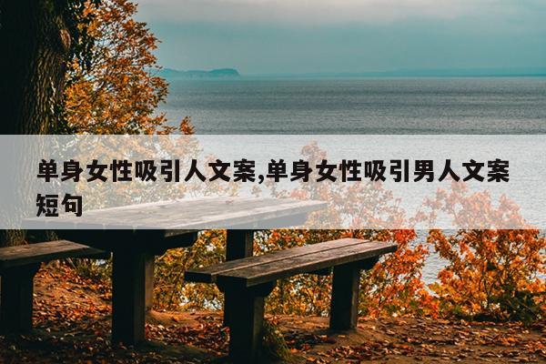 单身女性吸引人文案,单身女性吸引男人文案短句