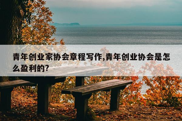 青年创业家协会章程写作,青年创业协会是怎么盈利的?