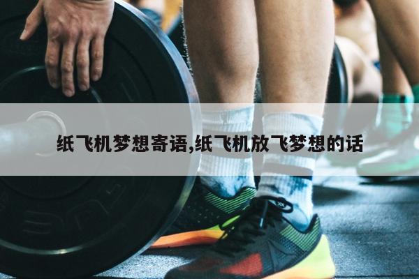 纸飞机梦想寄语,纸飞机放飞梦想的话