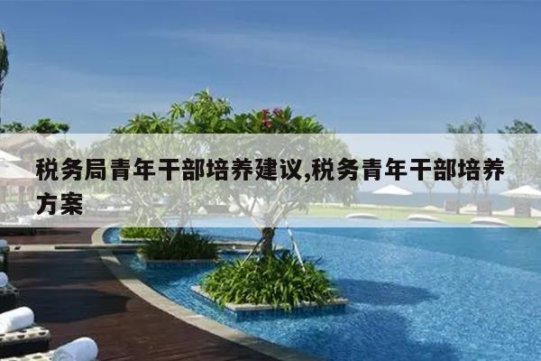 税务局青年干部培养建议,税务青年干部培养方案