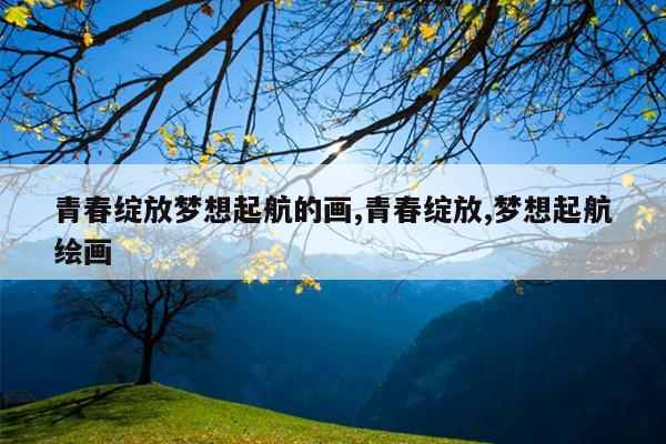 青春绽放梦想起航的画,青春绽放,梦想起航绘画