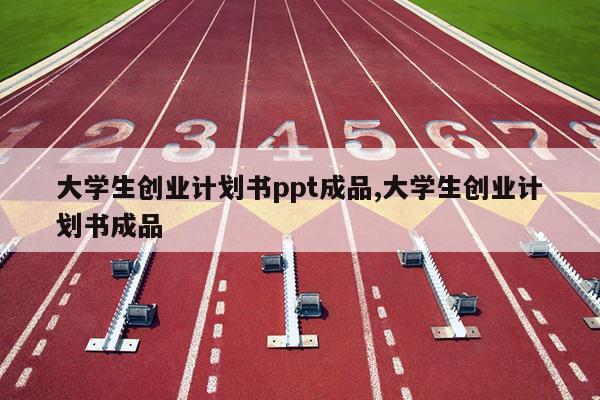 大学生创业计划书ppt成品,大学生创业计划书成品