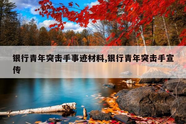 银行青年突击手事迹材料,银行青年突击手宣传