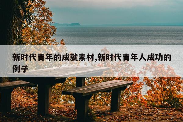 新时代青年的成就素材,新时代青年人成功的例子