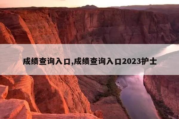 成绩查询入口,成绩查询入口2023护士