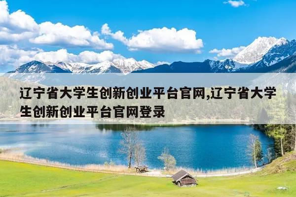 辽宁省大学生创新创业平台官网,辽宁省大学生创新创业平台官网登录