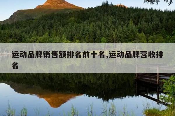 运动品牌销售额排名前十名,运动品牌营收排名
