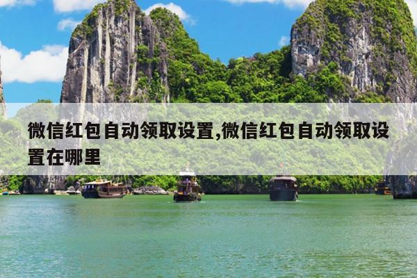 微信红包自动领取设置,微信红包自动领取设置在哪里
